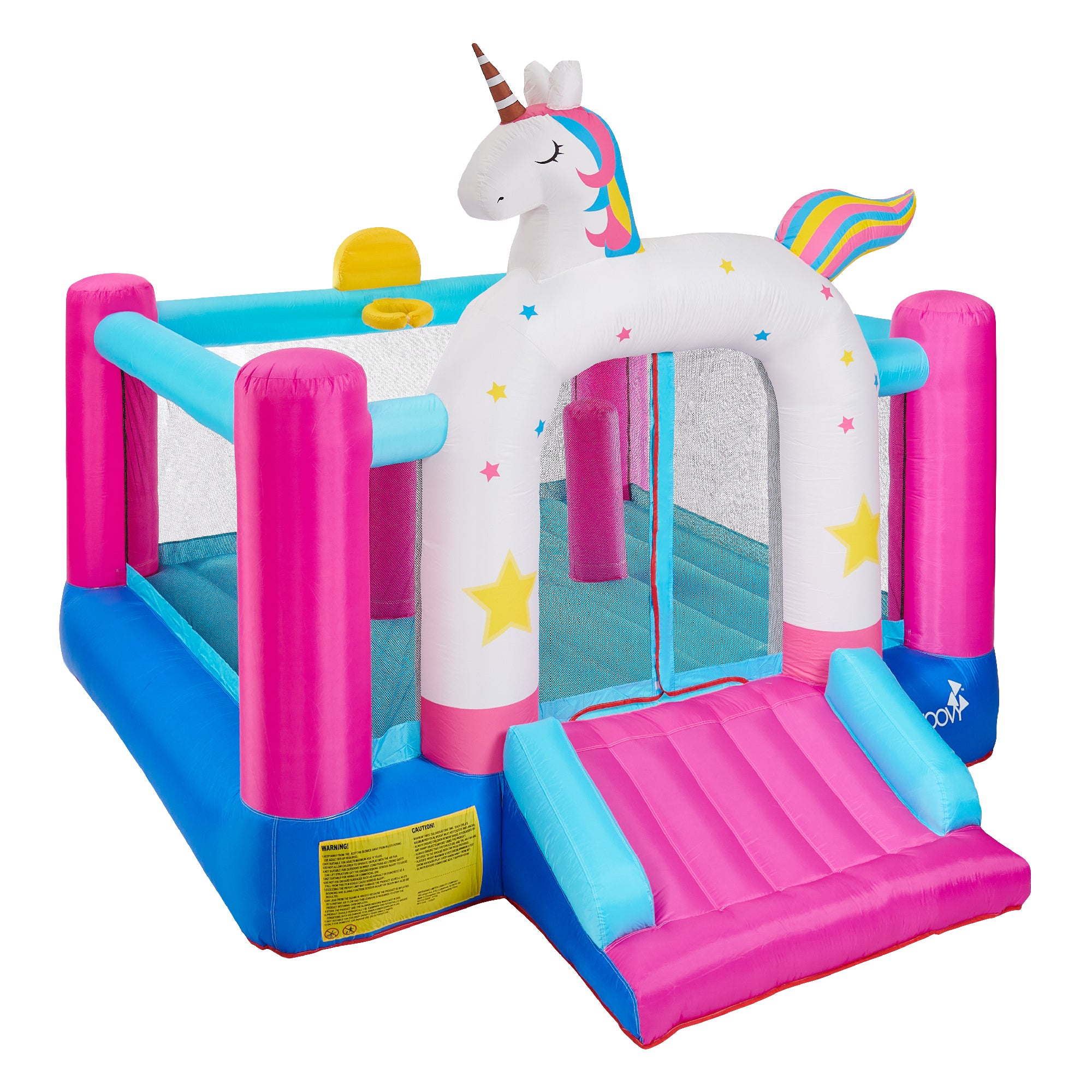 Inflatable Unicorn Themed Bounce House – hoovyproducts
