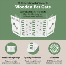 Load image into Gallery viewer, Pet Gate - White Paw Décor
