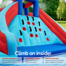Load image into Gallery viewer, Inflatable Double Water Slide with Climbing Wall

