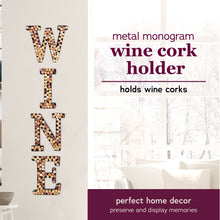 Load image into Gallery viewer, Metal Wine Cork Holder Monogram
